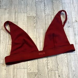 SKIMS Red Triangle Bralette size 3X
